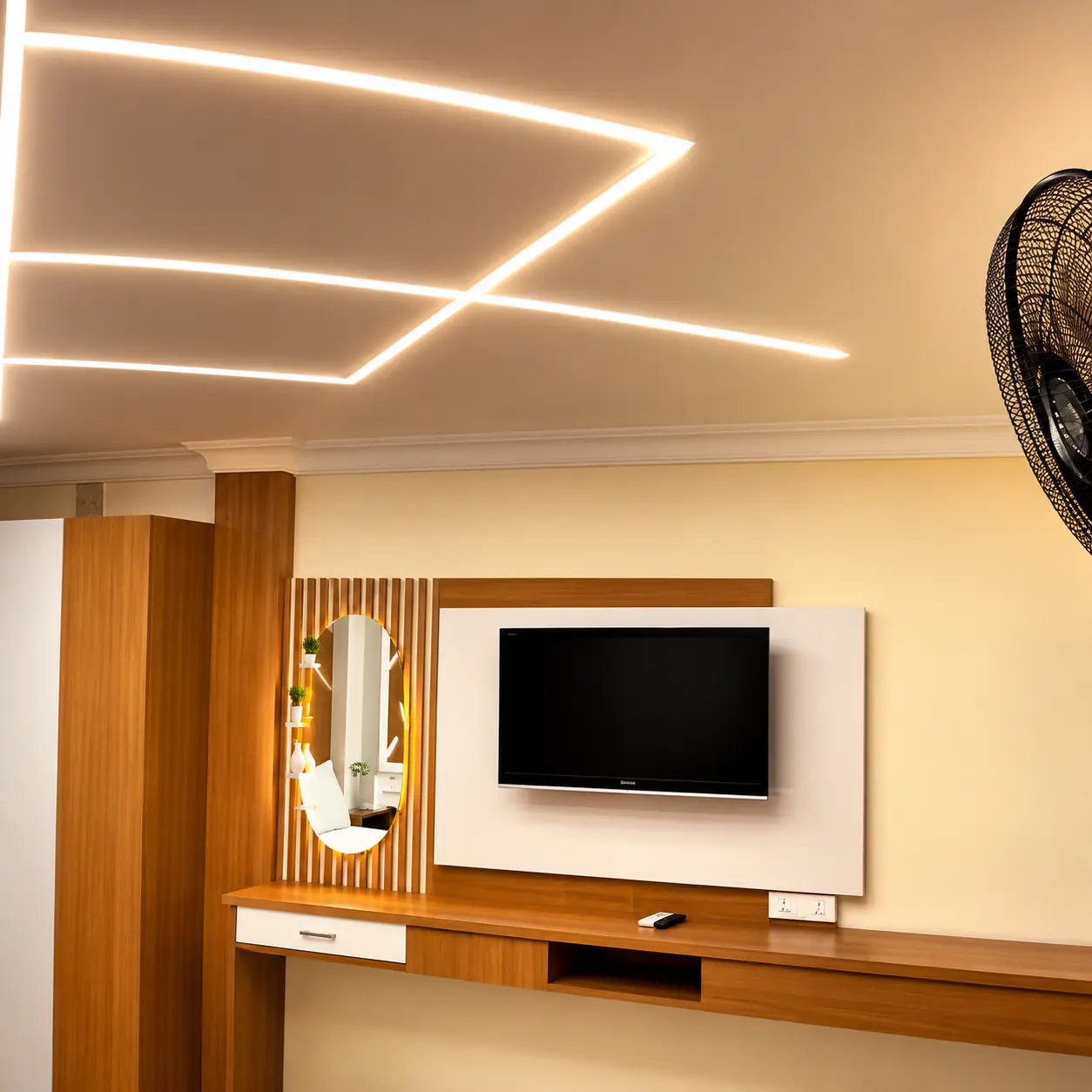 Jaypriya Residency Sattur guest room interior