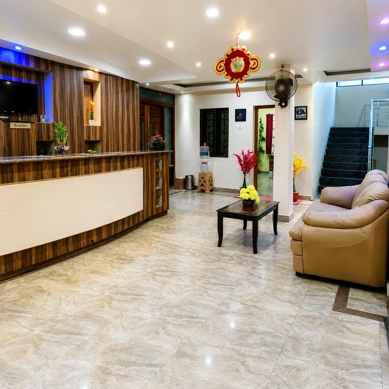 Jaypriya Residency Sattur hotel reception and lobby