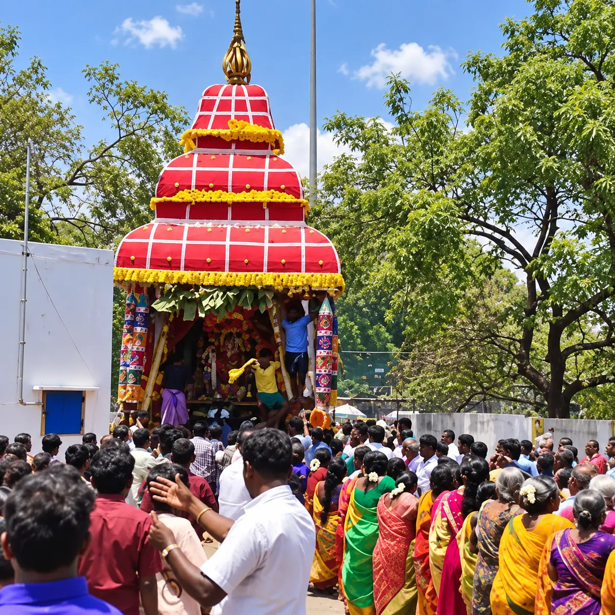 Shri Mariamman Temple near Jaypriya Residency