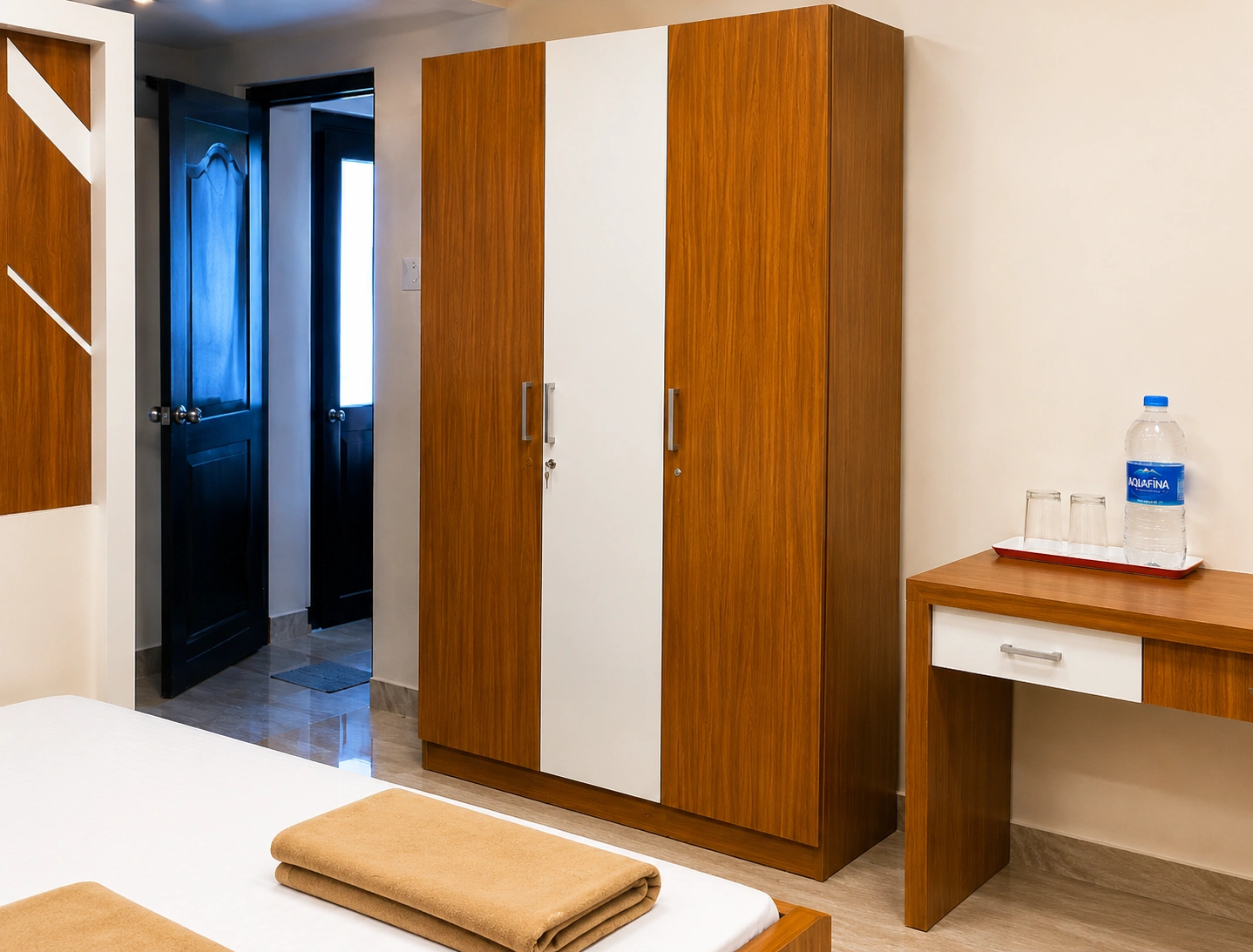 Jaypriya Residency Sattur hotel room bed